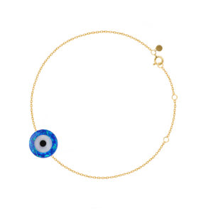 blue eye opal bracelet